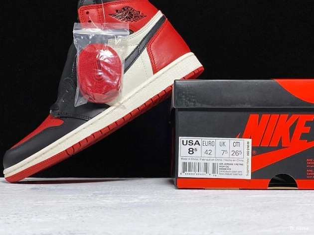 Reps TBK 555088-610 High Retro Toe OG Air 1 Jordan Bred 0816